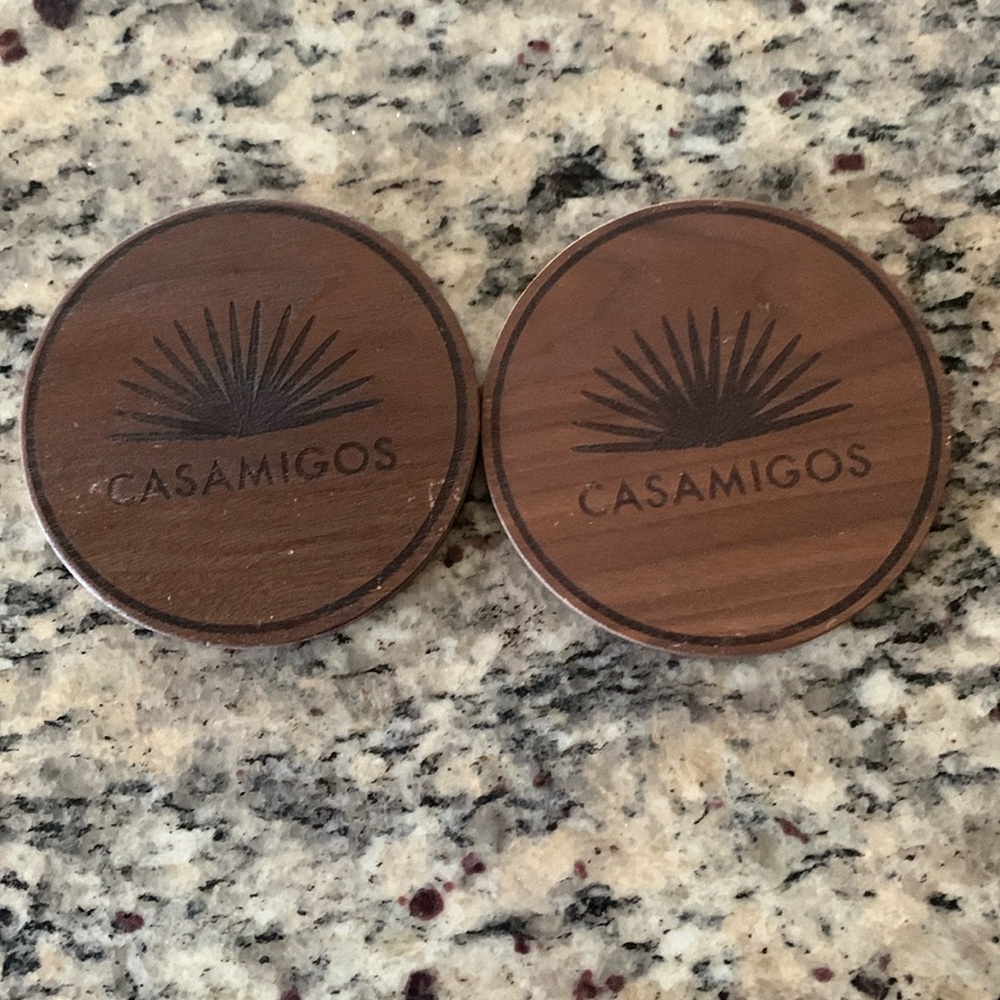 2 Casamigos Coasters